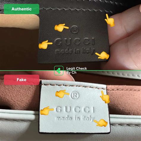 gucci tag real vs fake|how to authenticate gucci bag.